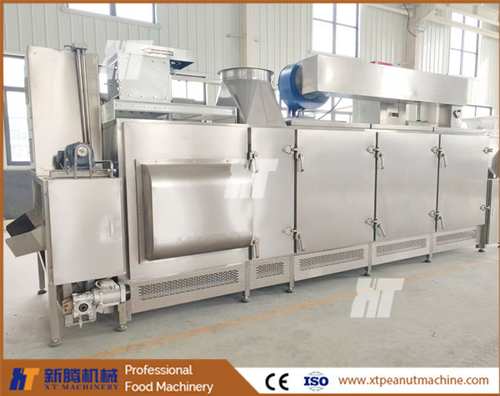 บริษัทล่าสุด เครื่องปิ้งถั่วต่อเนื่อง 300kg/h