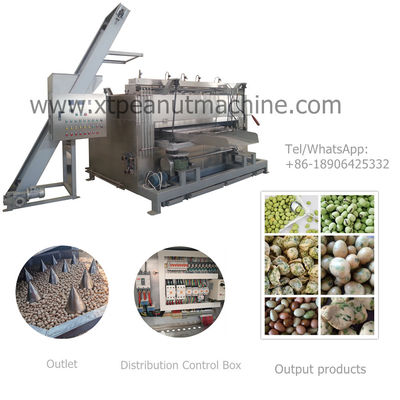 ราคาดี 304 Stainless Steel Nuts Roaster Machine with 50kg/h Capacity and 220V/380V Voltage for Even Heating ออนไลน์
