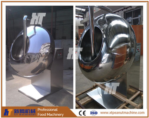 ราคาดี เครื่องเบอร์เกอร์ถั่วลิสง 70 กก. เครื่องเคลือบน้ำตาล SUS304 เครื่องเคลือบช็อกโกแลต ออนไลน์