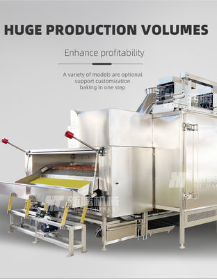 ราคาดี ความปลอดภัยของอาหาร มะเขือเทศต่อเนื่อง หมักมะเขือเทศเตาอบ 2000KG/H ออนไลน์