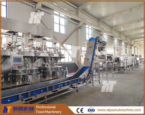 ราคาดี Highly Operational Peanut Coating Frying Flavoring Processing Plant Coated Peanut Frying Flavoring Line ออนไลน์