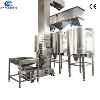 ราคาดี Full Auto PLC Peanut Blanching Machine with 98% Efficiency and 1000kg/h Capacity for Industrial Peanut Processing ออนไลน์