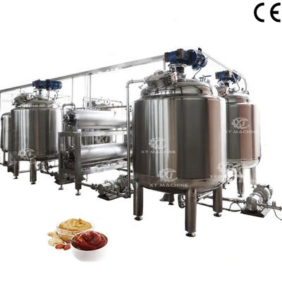 ราคาดี ถังผสมความร้อนและฉนวนสำหรับแปรรูปตามสั่งขนาด 400 ลิตร สำหรับเนยอัลมอนด์ เนยถั่ว ออนไลน์