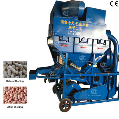 ราคาดี High Shell Rate High Efficiency Groundnut Shelling Machine Peanut Processing Machine Gas / Electric Powered ออนไลน์