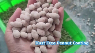 เครื่องเคลือบอัตโนมัติเต็มรูปแบบ —— ปราศจากฝุ่น (ถั่วลิสงเคลือบ) #machine #peanut #food