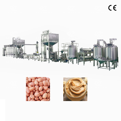 เครื่องทําเนยเนย PLC Line เครื่องแปรรูปเนยเนยเนย 1000kg/h-5000kg/h