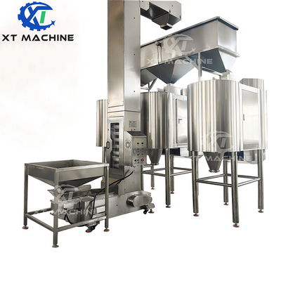 1000-1200kg/h เครื่องเปลือกถั่วแดงเครื่องเปลือกถั่วแดงแห้ง