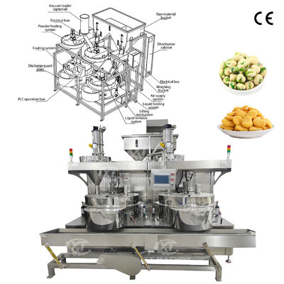 ราคาดี เครื่องเคลือบอัตโนมัติควบคุมด้วย PLC ที่คุ้มค่าสำหรับถั่วลิสง/เมล็ดพืช/ถั่วปากกว้าง/เม็ดมะม่วงหิมพานต์/อัลมอนด์ ออนไลน์