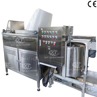 ราคาดี อัตโนมัติการออกอากาศอัลมอนด์ถั่วถั่วชุด Fryer ฝุ่นเคลือบถั่วถั่วถั่วถั่วเครื่อง Frying ออนไลน์