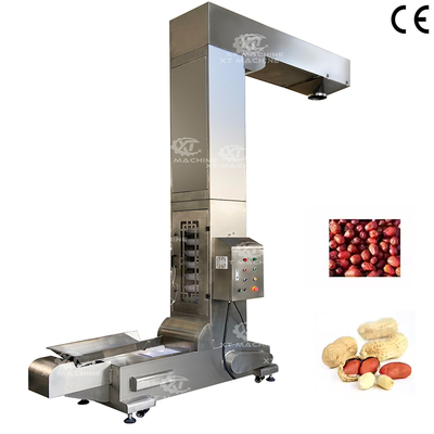S304 เครื่องยกถังชนิด Z สําหรับการประมวลผลถั่ว 1000-2000kg/h