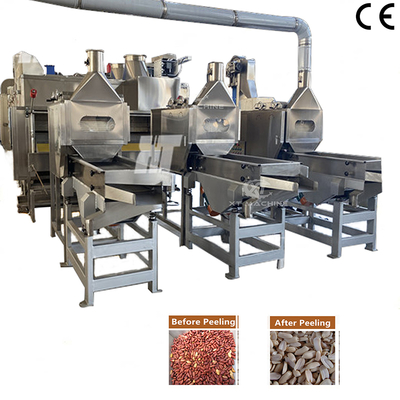 ราคาดี 600-800kg/h Peanut Blanching Machine with 98-99% Peeling Rate ออนไลน์