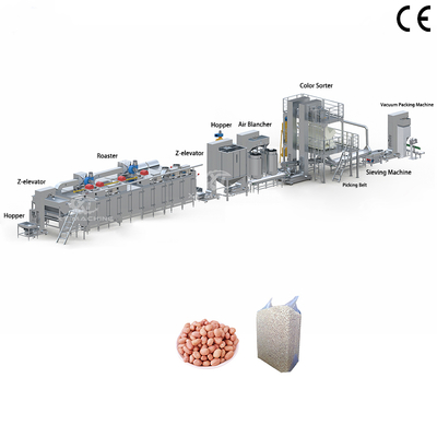 ราคาดี 500kg/h-1000kg/h สายการผลิตถั่วเหลืองบลานด์ 220V/380V ออนไลน์