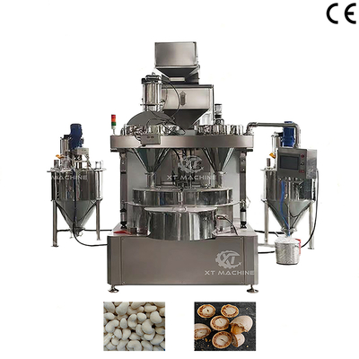 เครื่องเคลือบถั่ว PLC 200-800kg/h สําหรับการแปรรูปถั่ว