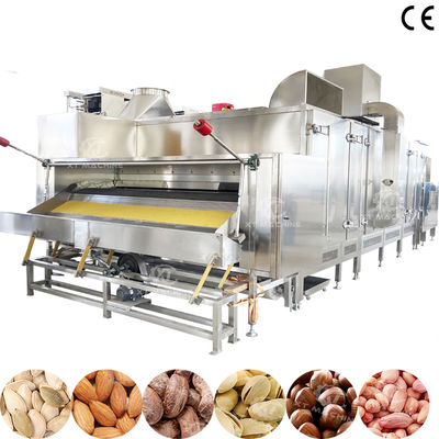 ราคาดี Customizable 300kg/h-1000kg/h Continuous Belt Type Roasting Machine with Natural Gas or LPG Heating ออนไลน์