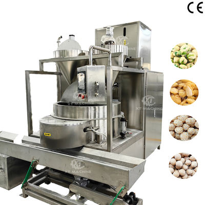 200-300kg/h เครื่องทําไข่ถั่วเคลือบอัตโนมัติ พร้อมควบคุม PLC สําหรับโรงงานแปรรูปถั่วอาหารว่าง
