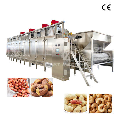 300kg/h-2000kg/h เครื่องปิ้งมะเขือเทศแบบต่อเนื่องที่ควบคุมโดย PLC แบบอัตโนมัติเต็ม พร้อมโครงสร้างสแตนเลส