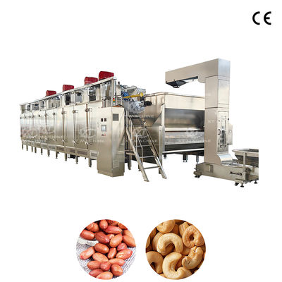 Máquina Tostadora de Cacahuete y Anacardos, 300kg/h-2000kg/h, Tostadora para Semillas de Girasol y Sésamo อุปกรณ์ปั่นเมล็ดพืชของกราซอลและเซซาโม
