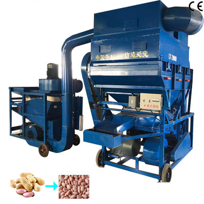 Máquina descascaradora automática de cacahuete con capacidad 2000kg/h-5000kg/h, equipo descascarillador de cacahuetes เครื่องล้างถั่วถั่ว