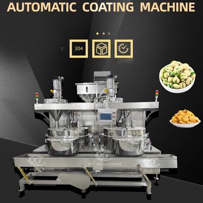 เครื่องทำถั่วเคลือบวาซาบิอัตโนมัติแบบกรุบกรอบ กำลังการผลิต 300-400 กก./ชม. ควบคุมด้วย PLC