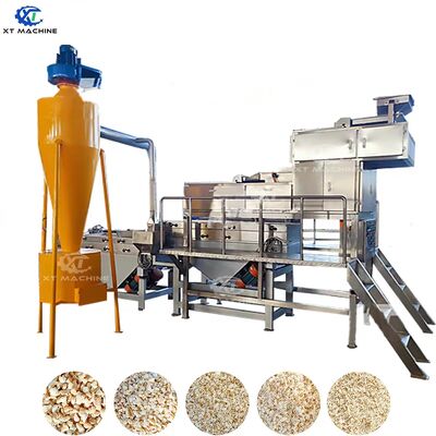 ราคาดี เครื่องบดถั่วลิสงแบบอุตสาหกรรม ความจุ 500 กก./ชม. กำลังไฟ 7.5kw แบบ 2 ขั้นตอน สำหรับการแปรรูปถั่ว ออนไลน์