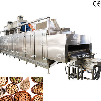 เครื่องแป้งถั่วอัตโนมัติเต็ม เครื่องแป้งพิสตาซิโอ พร้อม PLC การควบคุมที่ฉลาดสําหรับส่วนแป้งปรับ