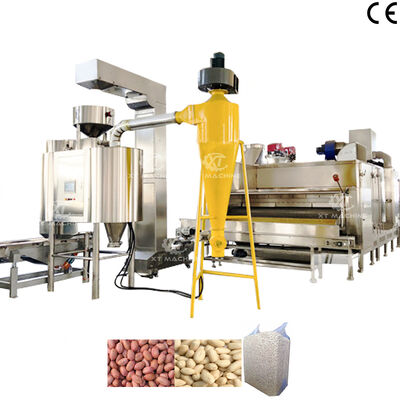 500kg/h-2000kg/h เครื่องทําสีถั่วถั่วทอดขายร้อน เครื่องทําสีถั่วถั่วถั่วถั่วสําหรับสายการผลิตสีถั่ว