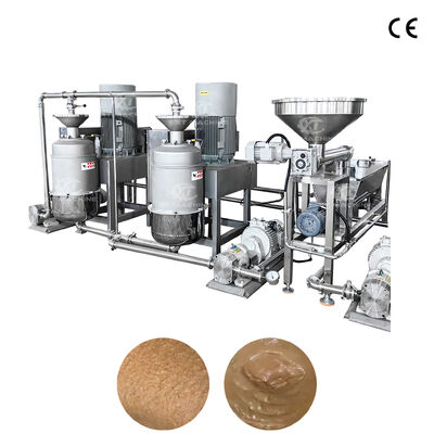 อุตสาหกรรม SUS304 เครื่องตัดและบดสแตนเลสสําหรับเนยมะเขือเทศ 200-300 mesh ความละเอียดและ 1000-1500Kg / h ความจุ