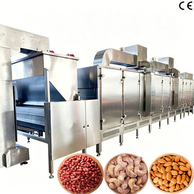 ราคาดี SS304 เครื่องปรุงถั่วต่อเนื่องประเภทอาหาร เครื่องปรุงเมล็ดพริกตะวัน เครื่องปรุงถั่ว ออนไลน์