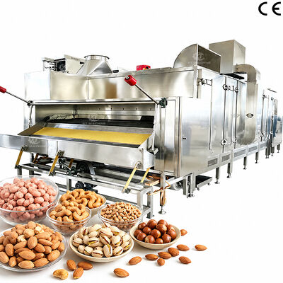 สามารถปรับเปลี่ยนได้ 300kg/h-1000kg/h แบบเข็มขัดต่อเนื่อง มะเขือเทศ เครื่องทอด