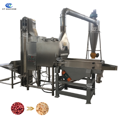 ราคาดี 800-1000kg/h ความจุ เครื่องบลานชิ่งถั่วเหลืองแยกสําหรับสายแป้งถั่วเหลือง ออนไลน์