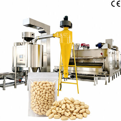 ราคาดี Máquina automática blanqueadora de cacahuete tostado 500-2000 กิโลกรัม/ชั่วโมง peladora de fünduk และ pistacho para líneas de producción de frutos secos blanqueados ออนไลน์